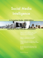 Social Media Intelligence A Complete Guide - 2020 Edition