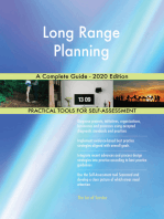 Long Range Planning A Complete Guide - 2020 Edition