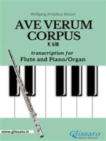 Ave Verum Corpus - Flute and Piano/Organ: K 618