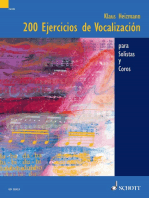 Calentamientos de vocalización: 200 Ejercicios de vocalización para Solistas y Coros