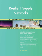 Resilient Supply Networks A Complete Guide - 2020 Edition