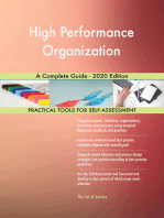 High Performance Organization A Complete Guide - 2020 Edition