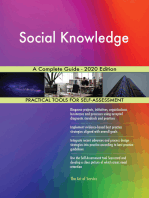 Social Knowledge A Complete Guide - 2020 Edition