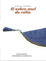 El sobre azul de rafia