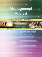 Management Analyst A Complete Guide - 2020 Edition