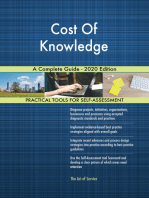 Cost Of Knowledge A Complete Guide - 2020 Edition