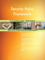 Security Policy Framework A Complete Guide - 2020 Edition