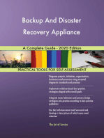 Backup And Disaster Recovery Appliance A Complete Guide - 2020 Edition
