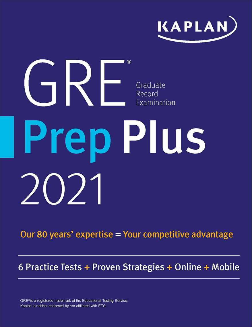 Read GRE Prep Plus 2021 Online by Kaplan Test Prep | Books