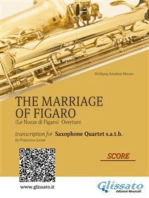Score "The Marriage of Figaro" - Sax Quartet