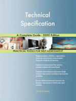 Technical Specification A Complete Guide - 2020 Edition