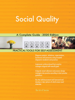 Social Quality A Complete Guide - 2020 Edition