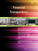 Financial Transparency A Complete Guide - 2020 Edition