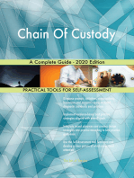 Chain Of Custody A Complete Guide - 2020 Edition