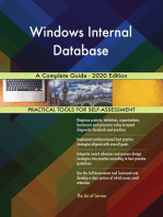 Windows Internal Database A Complete Guide - 2020 Edition