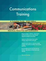 Communications Training A Complete Guide - 2020 Edition