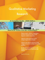 Qualitative Marketing Research A Complete Guide - 2020 Edition