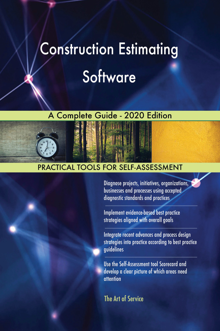 Construction Estimating Software A Complete Guide - 2020 Edition by ...