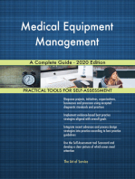 Medical Equipment Management A Complete Guide - 2020 Edition