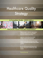Healthcare Quality Strategy A Complete Guide - 2020 Edition