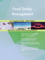 Food Safety Management A Complete Guide - 2020 Edition