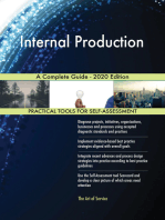 Internal Production A Complete Guide - 2020 Edition