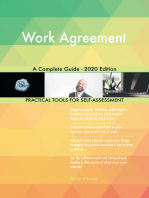 Work Agreement A Complete Guide - 2020 Edition