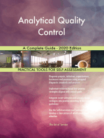 Analytical Quality Control A Complete Guide - 2020 Edition