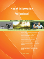 Health Information Professional A Complete Guide - 2020 Edition