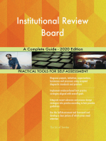 Institutional Review Board A Complete Guide - 2020 Edition