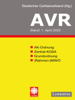 Richtlinien für Arbeitsverträge in den Einrichtungen des Deutschen Caritasverbandes (AVR):  Buchausgabe 2020