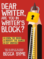 Dear Writer, Are You In Writer's Block?: QuitBooks for Writers, #4