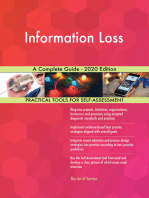 Information Loss A Complete Guide - 2020 Edition