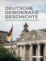 Deutsche Demokratiegeschichte: Eine Aufgabe der Erinnerungsarbeit