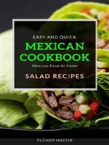 Read Mexican Cookbook Salad Recipes Online By Pj Chief Master Books