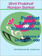 Prabhat Samgiita Translations: Volume 6 (Songs 501-600): Prabhat Samgiita Translations, #6