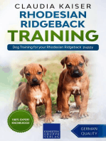 Rhodesian Ridgeback Training - Dog Training for your Rhodesian Ridgeback puppy: Rhodesian Ridgeback Training, #1