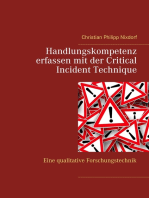 Handlungskompetenz erfassen mit der Critical Incident Technique: Eine qualitative Forschungstechnik