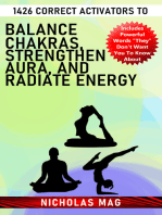 1426 Correct Activators to Balance Chakras, Strengthen Aura, and Radiate Energy