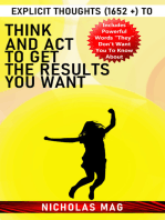 Explicit Thoughts (1652 +) to Think and Act to Get the Results You Want