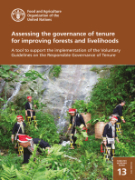 Assessing the Governance of Tenure for Improving Forests and Livelihoods: A Tool to Support the Implementation of the Voluntary Guidelines on the Responsible Governance of Tenure