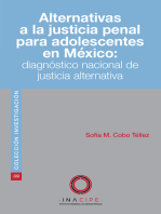 Alternativas a la justicia penal para adolescentes en México: Diagnóstico Nacional de justicia Alternativa