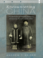 Encountering China: The Evolution of Timothy Richard’s Missionary Thought (1870–1891)