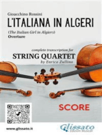 Score of "L'Italiana in Algeri" for String Quartet