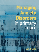 Managing Anxiety Disorders in Primary Care