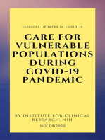 Care For Vulnerable Populations During COVID-19 Pandemic