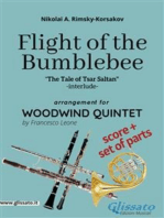 Flight of The Bumblebee - Woodwind Quintet Score & Parts