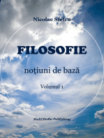 Filosofie: Noțiuni de bază, Volumul 1