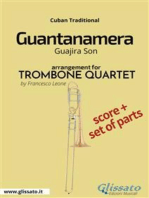 Guantanamera - Trombone Quartet Score & Parts: The Girl from Guantanamo