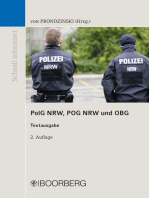 PolG NRW, POG NRW und OBG: Textausgabe